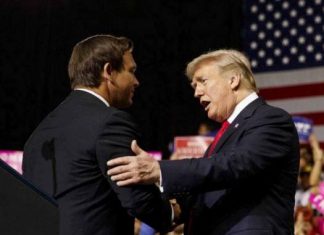 Ron Desantis and Donald Trump