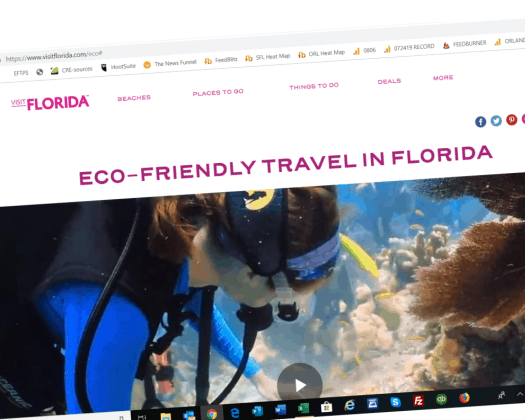 visit florida eco friendly hub