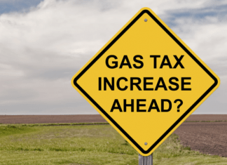 gas tax increase ahead 525x420