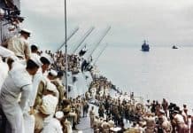 end of wwii celebration uss missouri sep 1945_usnatiomalarchives 525x420