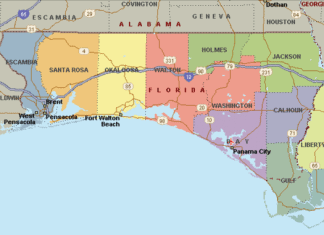florida panhandle countie 525x420png