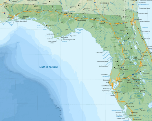 florida gulf coast 525x420