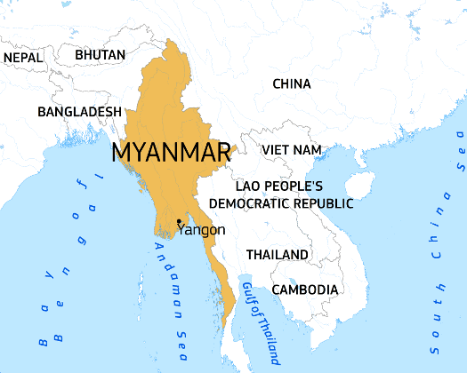myanmar map 525x420