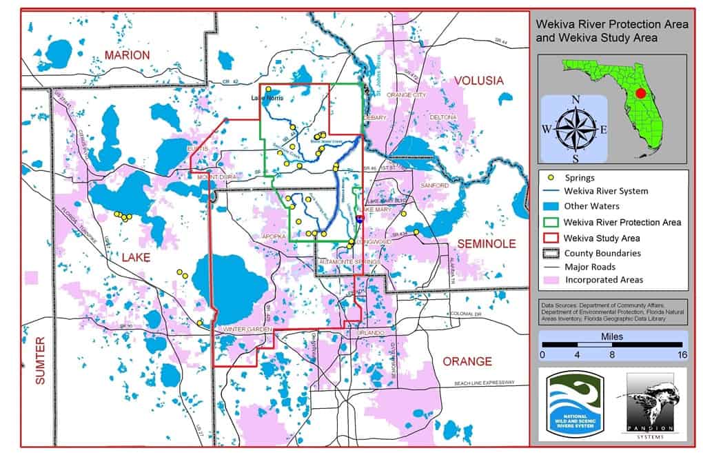 wekiva river map