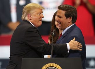 ron desantis shaking donald trump's hand