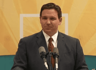 Ron DeSantis at covid treatment press conference
