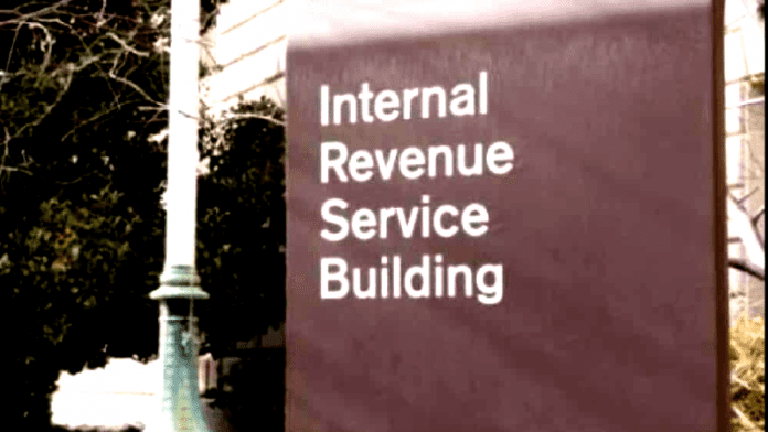 internal revenue service building sign