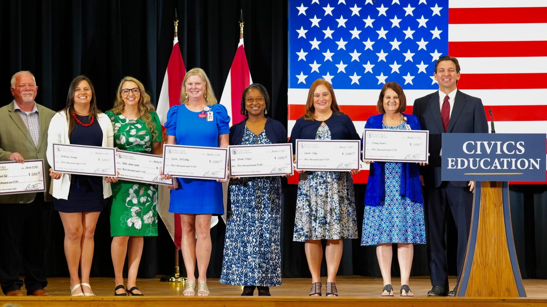 Ron DeSantis 4,500 Teachers Earn the Civics Seal of Excellence
